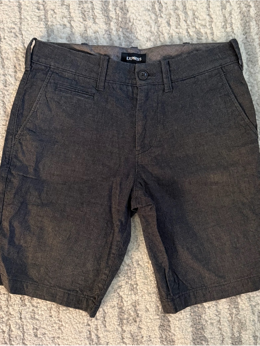 Express Men's Charcoal Gray Casual Shorts